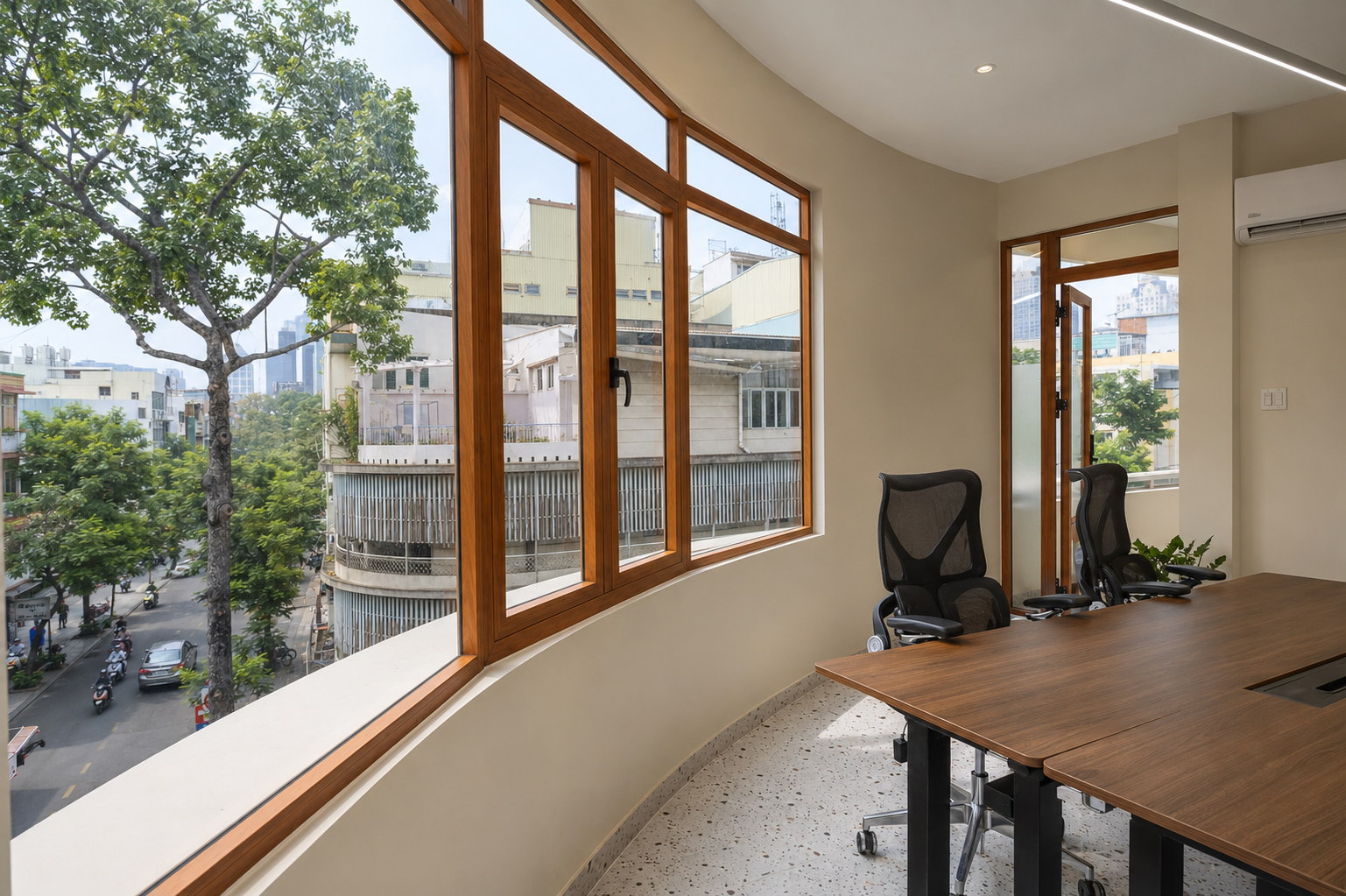 phòng làm việc có view thoáng